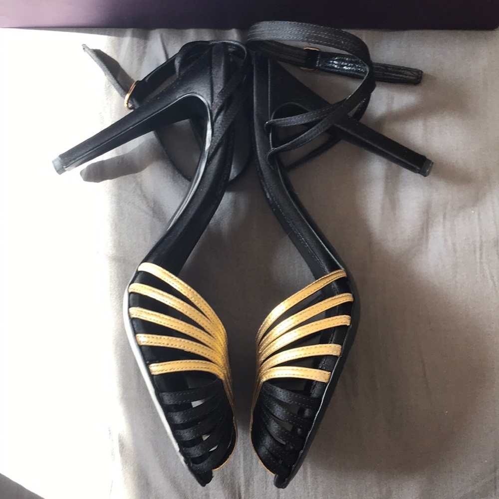 Ralph Lauren Collection Purple Label Sandal Heels - Picture 7 of 7